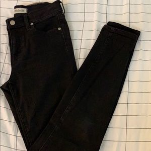Madewell 9 inch high rise jeans